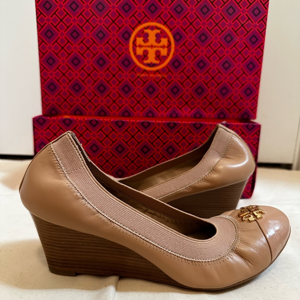 Tory Burch wedge heels